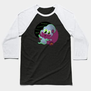 Hashtag Cute Ghost Design Baseball T-Shirt
